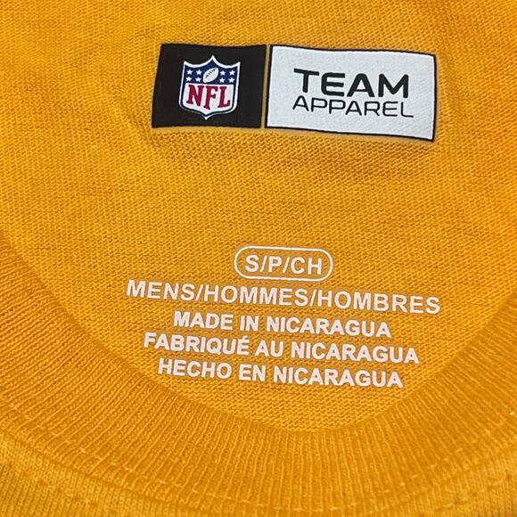 Green Bay Packers T-Shirt Men’s S NFL Team Apparel Yellow Graphic Tee - Picture 4 of 8